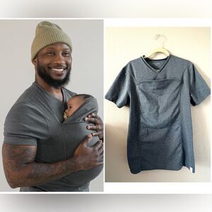 NEW Lalabu Gray Dad Shirt